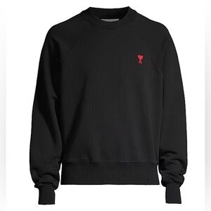 AMI Classic Crewneck Sweatshirt Black Size Medium